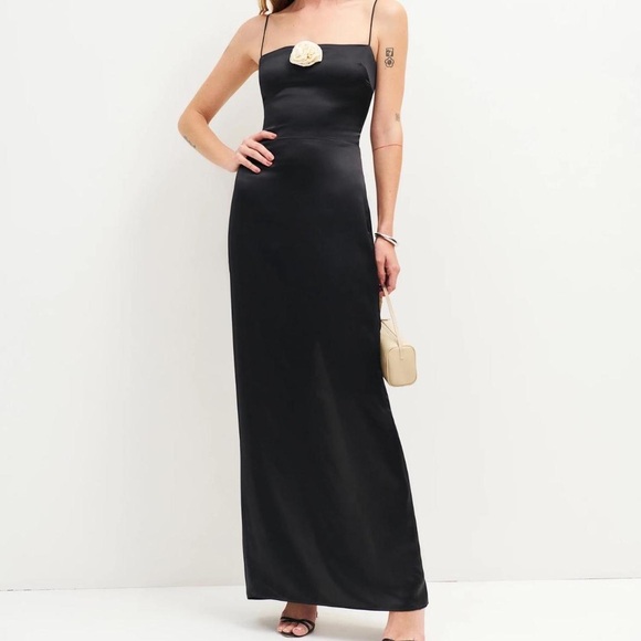 Reformation Frankie Silk Dress - Picture 2 of 6